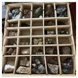 Grouping cataloged rocks and minerals