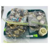Colored wire spools for jewelry making