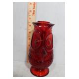 Pilgrim glass Ruby Owl light
