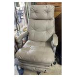 Leather Electric office chair with reclining,
