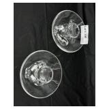 Steuben pair of candlesticks