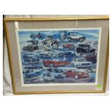Racing through history signed & numbered print