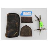 1800s leather pouches & early leatherman in need