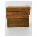 Six Leather Bound Series of The Winning of the