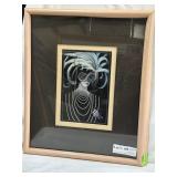 JWM Chrzanoska framed print "Masquerade" 14.25" x
