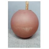 Peach parlor globe 8.5" x 3.75"