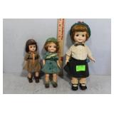 Girl Scout - Brownie, Junior & Cadette dolls by