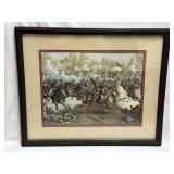 The Battle of Cedar Creek civil war framed print