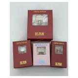 Four perfume bottles in original boxes - Oleg