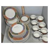 Service for eight Majesticware incl coffee mugs,