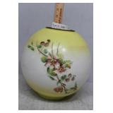 Parlor lamp blackberry bush globe 8" H & 3.75"