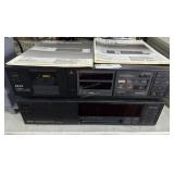 AKai stereo receiver & HX-R44 cassette Deck