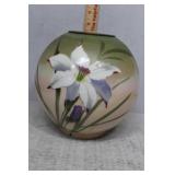 White Lily parlor lamp globe 7.25" H x 3.75"