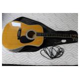 Acoustic to electric guitar
