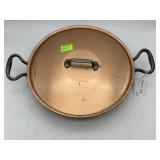 Falk Culinair Copper au gratin pan with lid