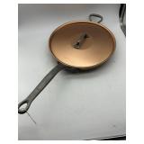 Falk Culinair copper frying pan with lid