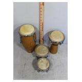 4pc mini bongo set