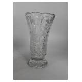 Four cut crystal pieces - juicer, bud vase,