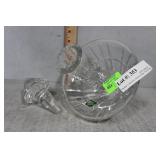 Shannon crystal sphere decanter with stopper