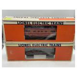 Two Lionel Dome Cars incl SP Daylight Aluminum