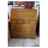 Drop front five drawer desk Ethan Allen by