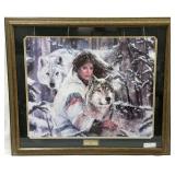 "Spirit of the Wolf" by Maija artist signed
