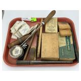 Jewelry - parcel papers, tools and carving wax