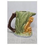 USA pottery Monkey pitcher