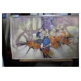 Chichicov original acrylic on canvas MCM painting