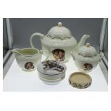 Hummel "Stormy Weather" tea set by Danbury Mint,