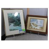 Two Florida framed scenes - Henderson framed
