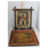 Framed print of lil boys with 1800s frame & 3D