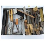 Jewelry making hand tools incl files, pliers &