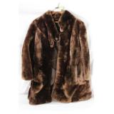 Fur Trench coat