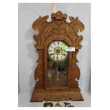 Gingerbread mantle clock