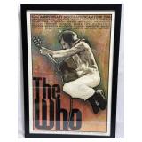 The Who framed tour poster by Chuck Sperry signed