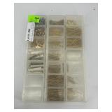 Assorted gold colored beads and connectors