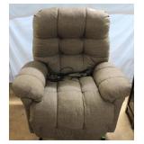 Electric lift chair in soft cloth - small stain