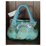 Murano Art glass purse