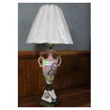Porcelain Floral rose lamp