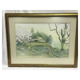 "Evening Fragrance" Larry Dodson framed print