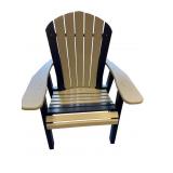 Amish Poly adirondack chair light grey on patrio b