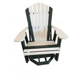 Amish Poly swivel glinder white on green