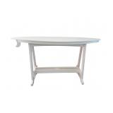 Amish Poly surfboard bar height table 39" H x 22"