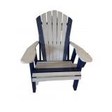 Amish Poly Adirondack chair light grey on patriot