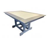 Amish Poly Dining table 40"x  60" light grey on da