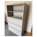 Metal Five drawer lateral file cabinet 42" x 65" x