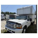 1999 F350 cab over box truck 165K miles VIN 1FDWF3