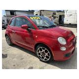2013 Red Fiat VIN #3C3FFBR3DT672402 odom. reads