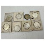 Eight US Half Dollars incl (5) Walking Liberty 194